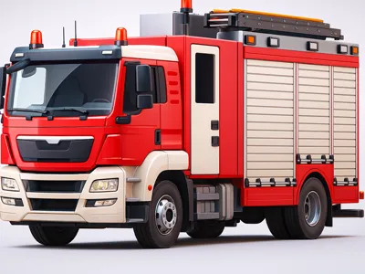 Fire Truck Lightbox