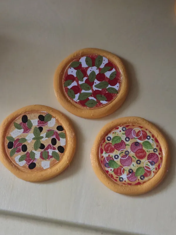 Miniature Pizza with Box - Playmobil compatible