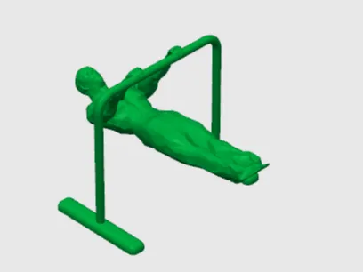 Calisthenics frontlever v2