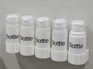 Wall-Mounted Bottle Organizer for Kids' Medicine