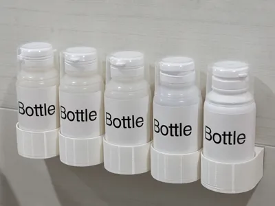 Wall-Mounted Bottle Organizer for Kids' Medicine