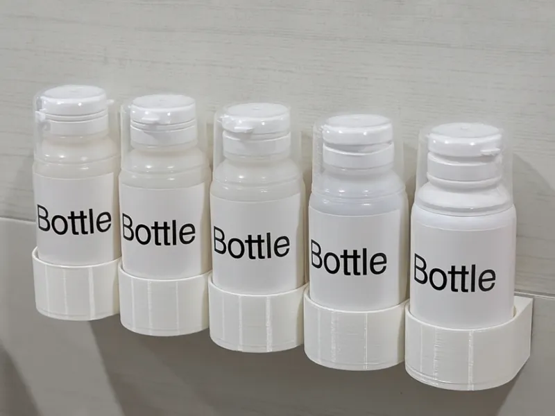 Wall-Mounted Bottle Organizer for Kids' Medicine