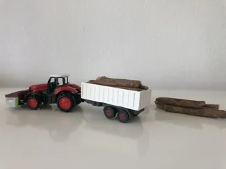 Tractor Trialer / Traktor Anhänger 1:64
