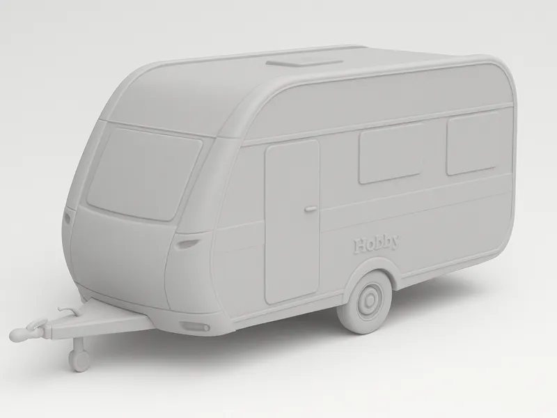 Modell Versuch Hobby Wohnwagen ähnlich Modell 2020