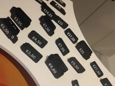 Customizable price tag / label