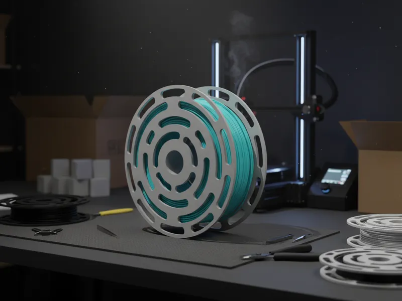 Filament spool adapter from 120mm to 200mm