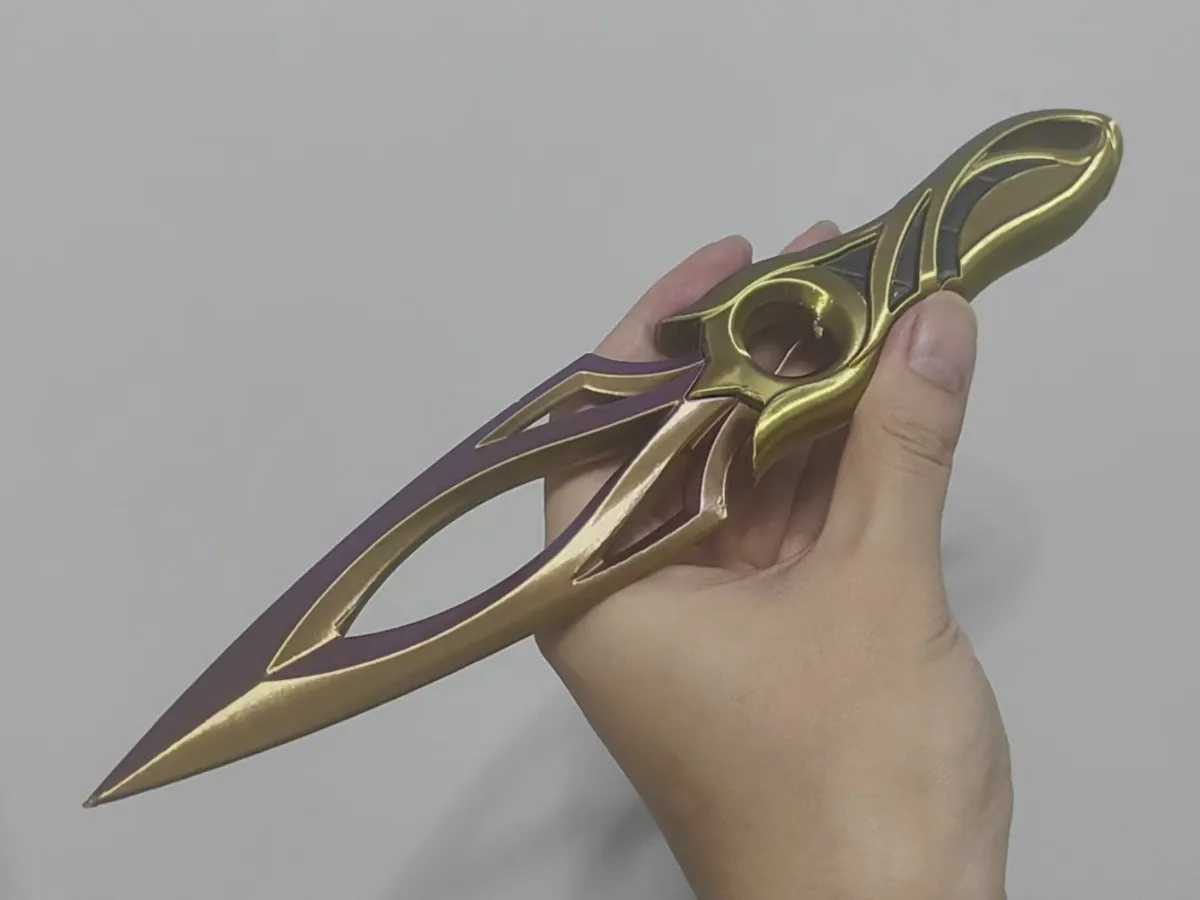 Chamber's Bouquet Kunai - Valorant by C.C.3D MakerWorld: Download Free 3D Models - 3D model önizlemesi