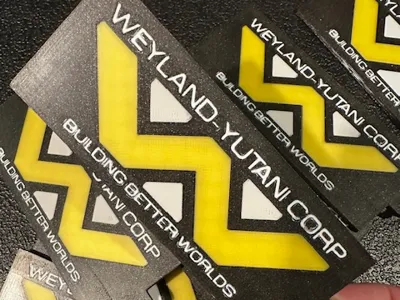 Weyland-Yutani Corp Keychain Tag