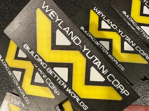 Weyland-Yutani Corp Keychain Tag