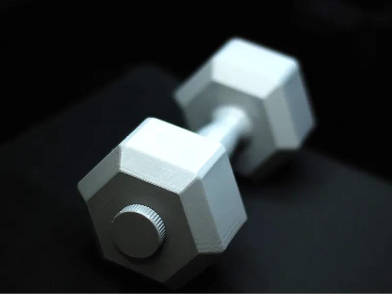 可灌沙注水哑铃   一体打印  