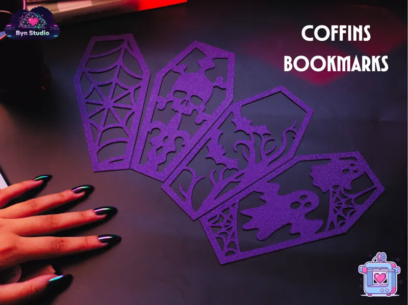 Coffins Bookmarks 