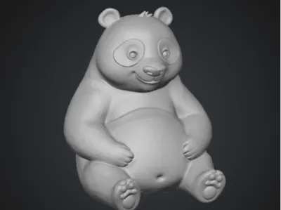 Mini Kung Fu Panda – Easy and Fast 3D Print