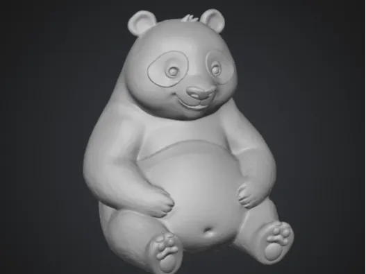 Mini Kung Fu Panda – Easy and Fast 3D Print