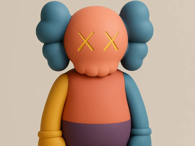 KAWS-style figure