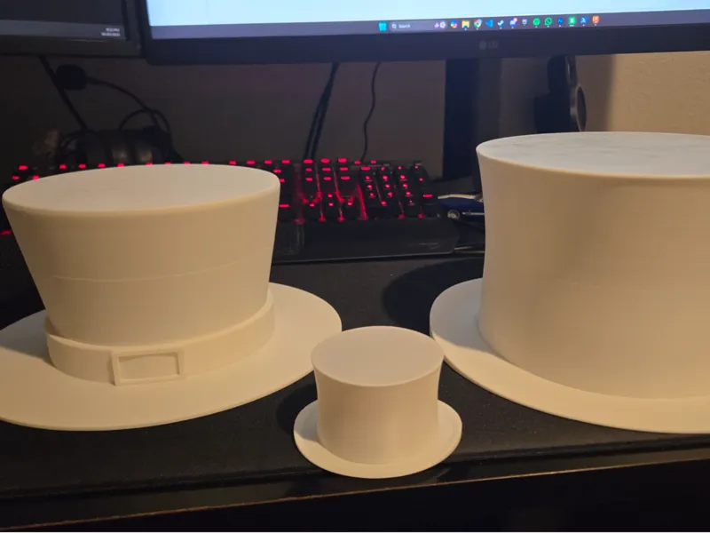 Clown Top Hat and Leprechaun Hat - No Supports!