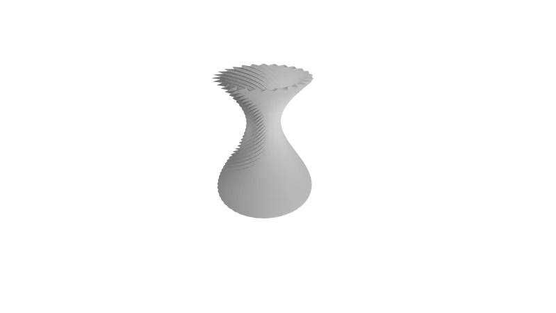 Modern Wavy Vase