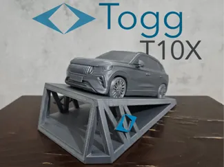 Turkish Electricity Car: TOGG T10X Desktop Model