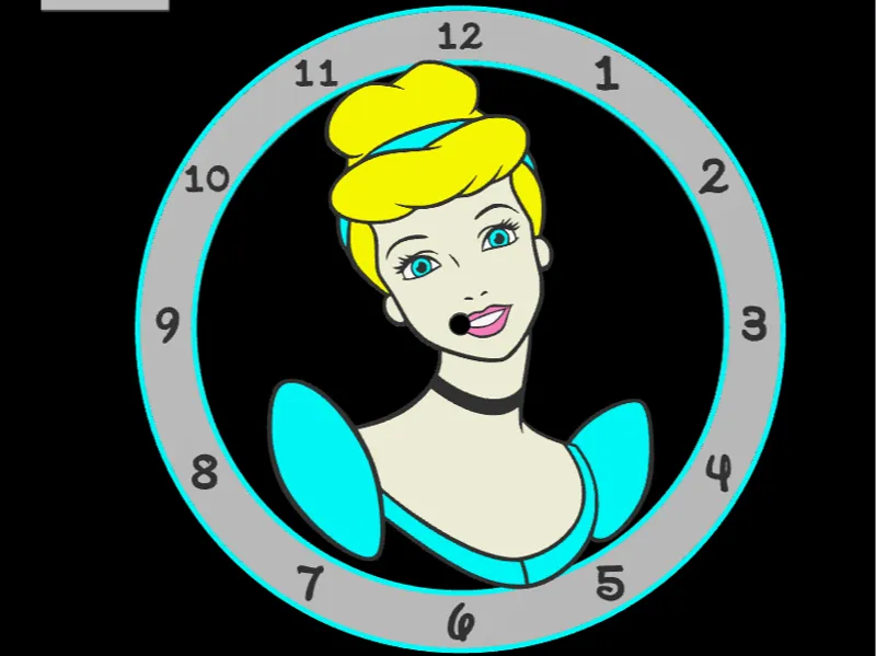 clock cinderella