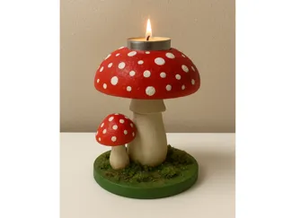 Portacandela ikea o incenso fungo velenoso