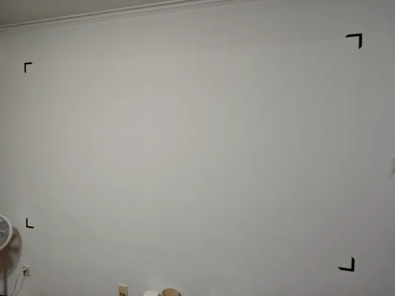 投影幕布虚拟边框