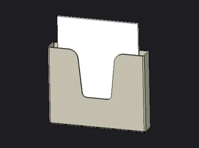 Gridfinity Paper Holder