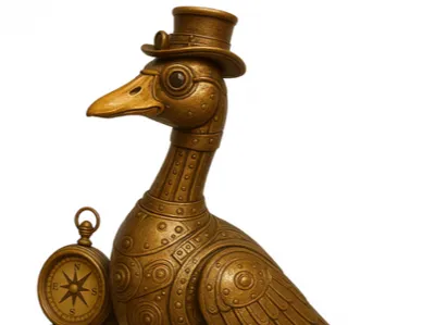Steam Punk Desk Goose