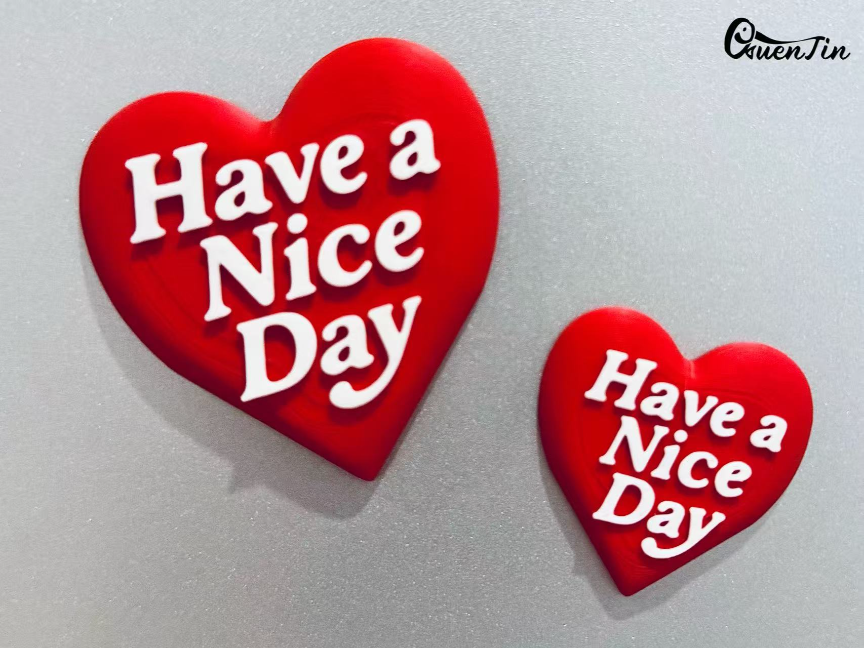 「趣玩」Have a Nice Day 爱心冰箱贴