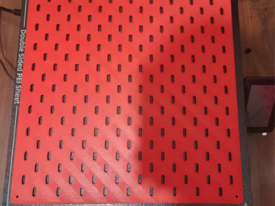 Pegboard 400x400 5mm thickness