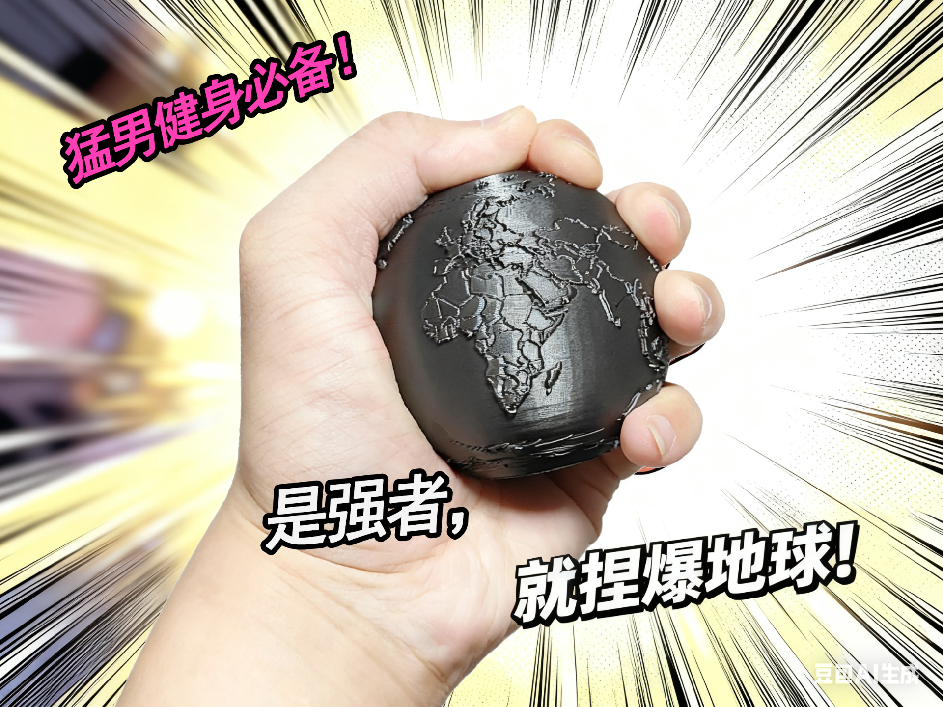地球造型握力器