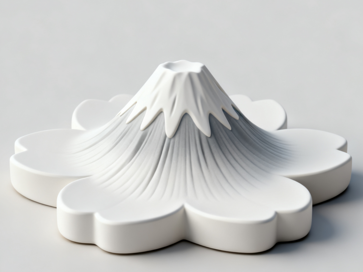 日本樱花富士山