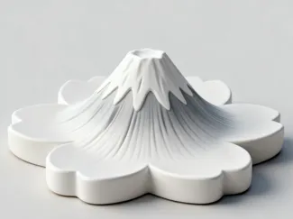 日本樱花富士山