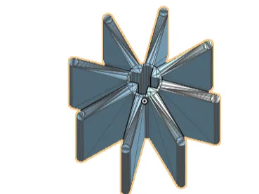 Vacuum Engine 8 Blade Turbine