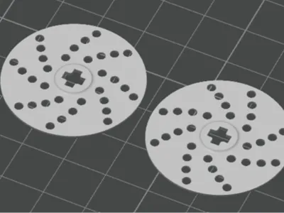 technic brake discs with 2mm holes 