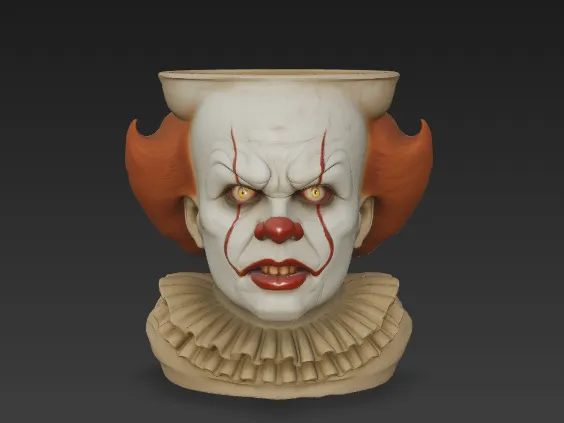 Halloween IT candle bowl clown scary decor