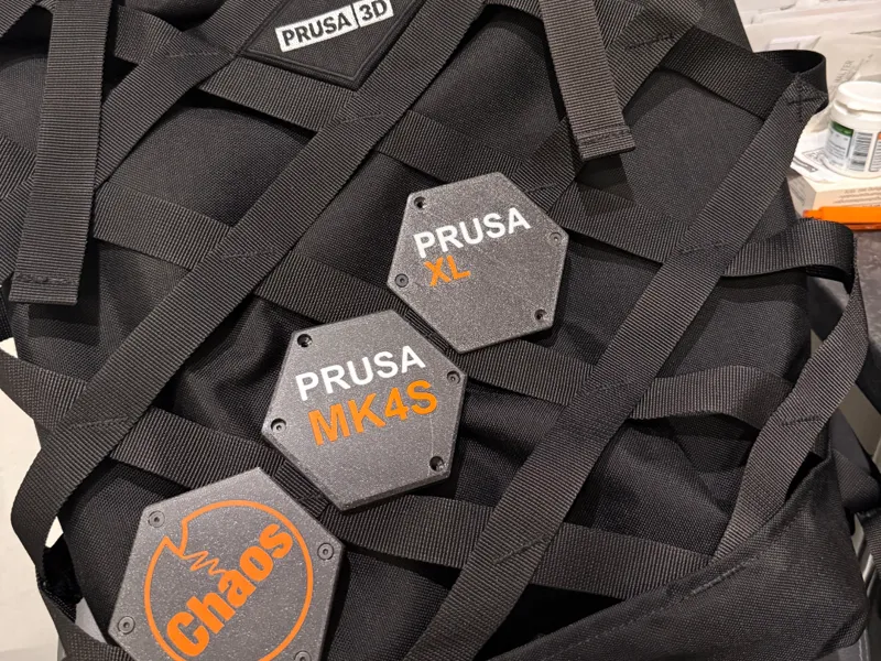 Exklusive Prusa Rucksack Badges