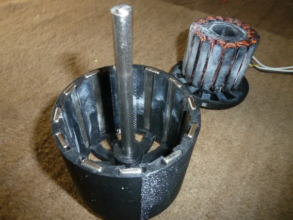 80mm 3d printed motor