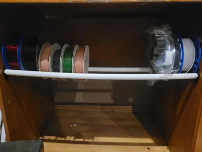 filament spool holder (Includes a .STEP file)