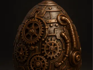 steampunk egg