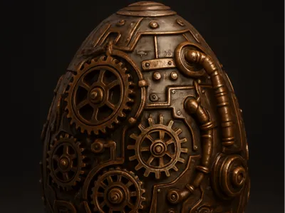 steampunk egg
