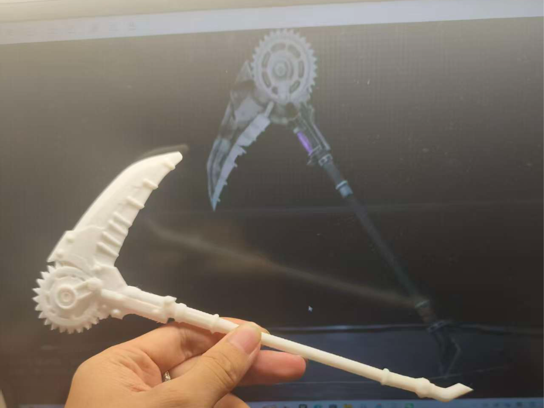 战镰 碎刃游戏武器模型传世武器镰刀不可动（地铁逃生）