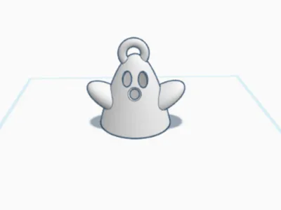 Ghost keychain no supports