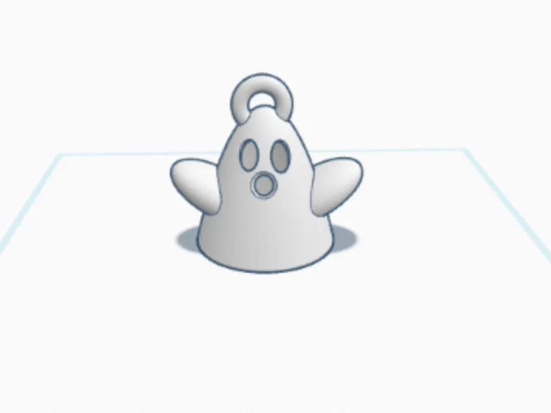 Ghost keychain no supports