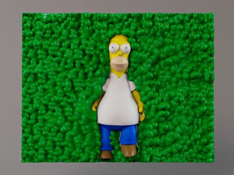 The Iconic Homer Bush Moment – Wall Decoration -