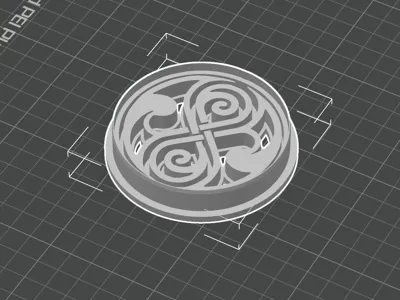 Doctor Who Seal of Rassilon Cookie Cutter