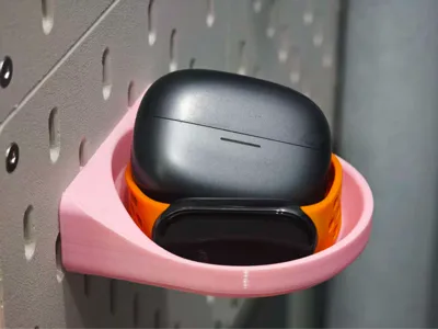 IKEA Skadis Pegboard Round Holder - Xiaomi Speaker Mini Holder Φ75mm