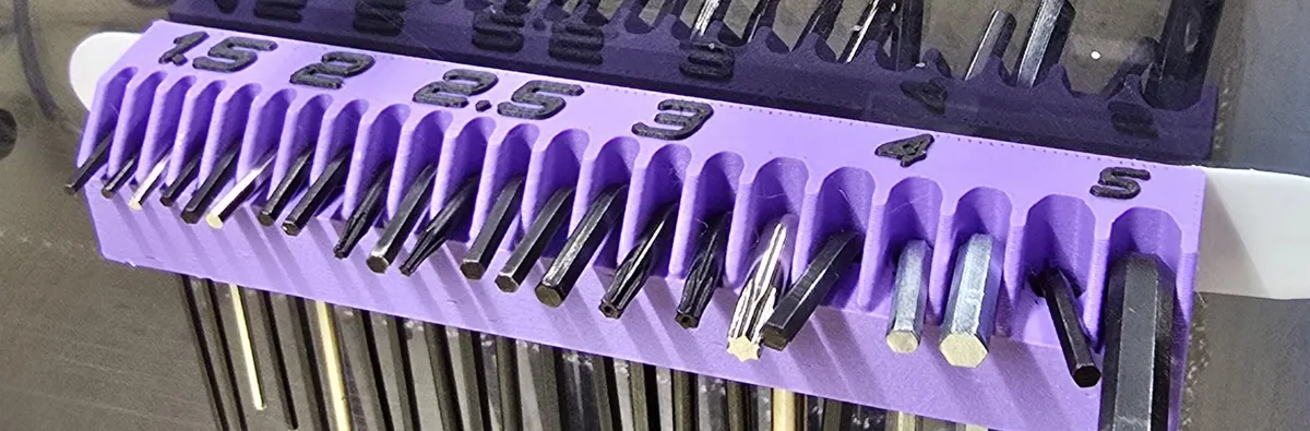Hex Key Holder - Free 3D Print Model - MakerWorld