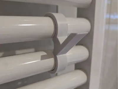 Hook for towel radiator