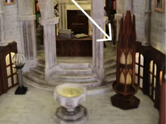 Pensieve cabinet for Dumbledor office