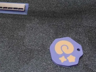 Animal_Crossing_FOSSIL Keychain