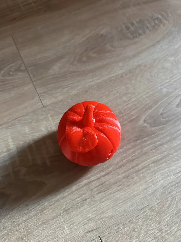 Friendly 3D Pumpkin with Eyes & Smile - Free 3D Print Model - MakerWorld